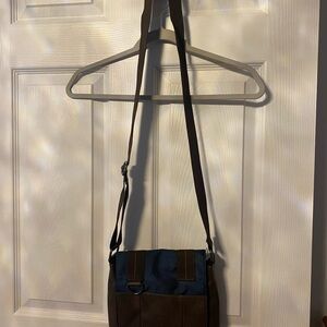 Stylish Brown and Blue Men's Bag by Buffalo/David Bitton